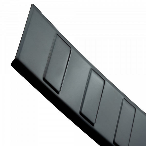 Stainless Steel Rear Bumper Protector Compatible With Mercedes Benz GLC (also for AMG) 09.2015-04.2019 Rearguard, Tailored Fit Bumper Guard,  Loading Edge Protector- Colour Black Mirror Stainless Steel (Black Chrome)