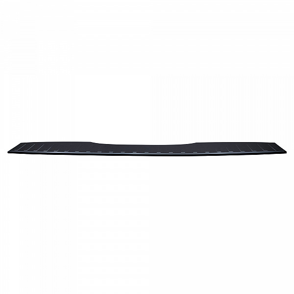 Stainless Steel Rear Bumper Protector Compatible With Mercedes Benz V Class & Vito 05.2014-> Long Version 130,5cm Wide Rearguard, Tailored Fit Bumper Guard,  Loading Edge Protector- Colour Black Mirror Stainless Steel (Black Chrome)