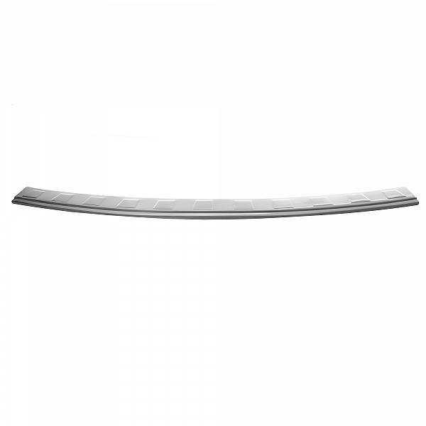 Stainless Steel Rear Bumper Protector Compatible With Porsche Macan 04.2014-03.2024 Rearguard, Tailored Fit Bumper Guard,  Loading Edge Protector- Colour Polished Stainless Steel (Chrome)