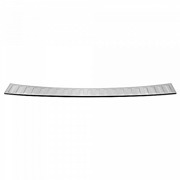 Stainless Steel Rear Bumper Protector Compatible With BMW X2 F39 03.2018-10.2023 Rearguard, Tailored Fit Bumper Guard,  Loading Edge Protector- Colour Polished Stainless Steel (Chrome)