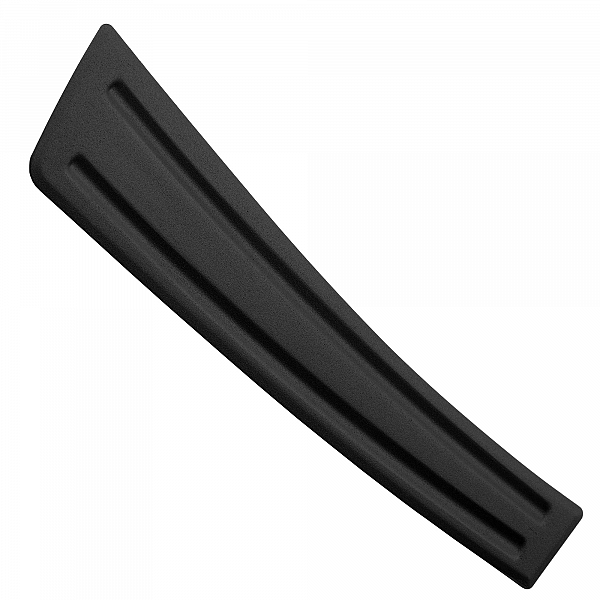 Stainless Steel Rear Bumper Protector Compatible With Volvo XC40 02.2018-> Rearguard, Tailored Fit Bumper Guard,  Loading Edge Protector- Colour Matte Black Powdercoated Stainless Steel