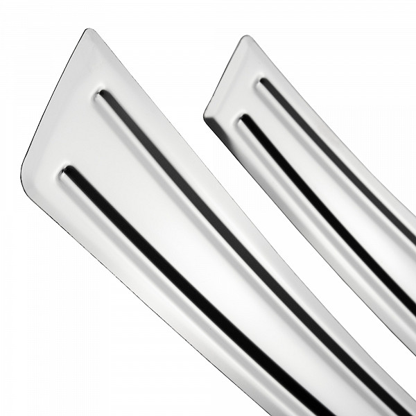 Stainless Steel Rear Bumper Protector Compatible With Volvo XC40 02.2018-> Rearguard, Tailored Fit Bumper Guard,  Loading Edge Protector- Colour Polished Stainless Steel (Chrome)