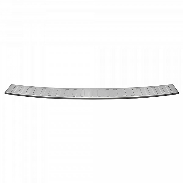 Stainless Steel Rear Bumper Protector Compatible With BMW 5 series Touring (Estate) G31 (not for M Sport) 06.2017-06.2020 Rearguard, Tailored Fit Bumper Guard,  Loading Edge Protector- Colour Polished Stainless Steel (Chrome)