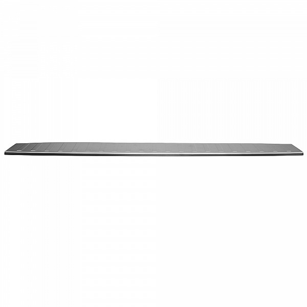 Stainless Steel Rear Bumper Protector Compatible With Nissan NV300 11.2016-09.2021 Rearguard, Tailored Fit Bumper Guard,  Loading Edge Protector- Colour Brushed Stainless Steel