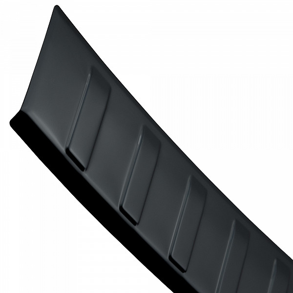 Stainless Steel Rear Bumper Protector Compatible With Audi A4 Avant (Estate) B9 10.2015-11.2024 Rearguard, Tailored Fit Bumper Guard,  Loading Edge Protector- Colour Black Mirror Stainless Steel (Black Chrome)