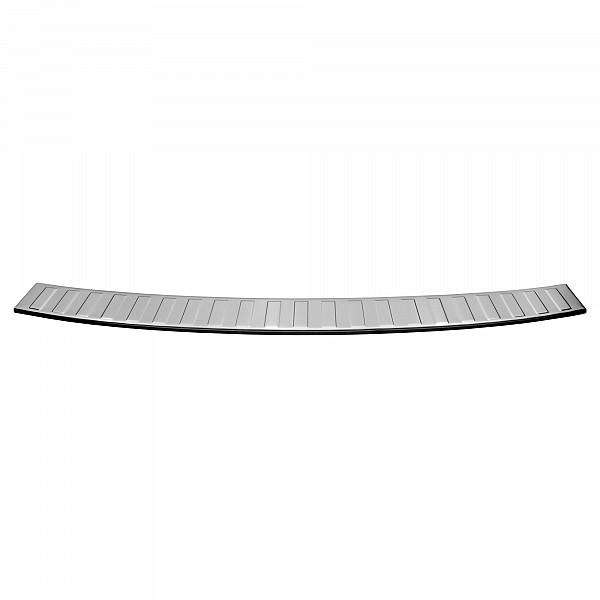 Stainless Steel Rear Bumper Protector Compatible With Skoda Superb Combi (Estate) & Scout 09.2015-06.2019 Rearguard, Tailored Fit Bumper Guard,  Loading Edge Protector- Colour Polished Stainless Steel (Chrome)