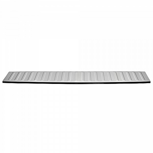Stainless Steel Rear Bumper Protector Compatible With Nissan NV300 11.2016-09.2021 Rearguard, Tailored Fit Bumper Guard,  Loading Edge Protector- Colour Polished Stainless Steel (Chrome)