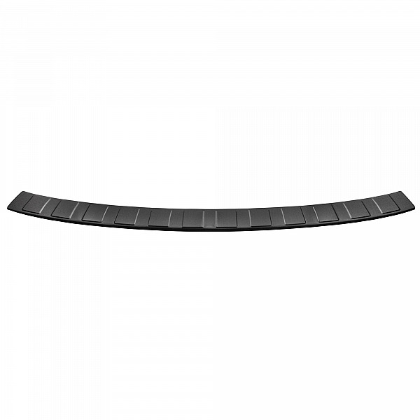 Stainless Steel Rear Bumper Protector Compatible With Ford Kuga ST Line & Hybrid 03.2020-> Rearguard, Tailored Fit Bumper Guard,  Loading Edge Protector- Colour Dark Grey Brushed Stainless Steel