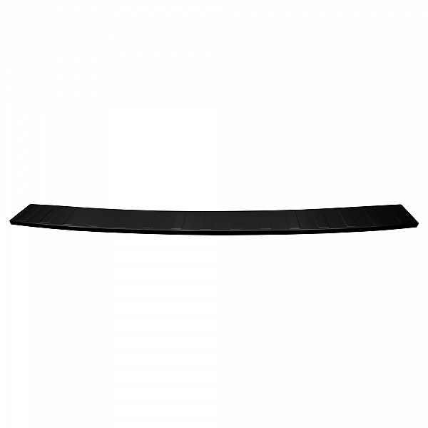 Stainless Steel Rear Bumper Protector Compatible With Fiat Scudo 05.2022-> Rearguard, Tailored Fit Bumper Guard,  Loading Edge Protector- Colour Black Mirror Stainless Steel (Black Chrome)
