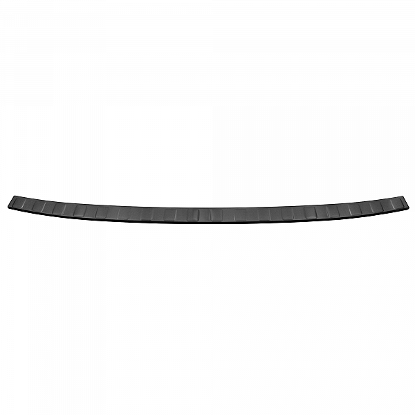 Stainless Steel Rear Bumper Protector Compatible With Hyundai Tucson IV 12.2020-> Rearguard, Tailored Fit Bumper Guard,  Loading Edge Protector- Colour Dark Grey Brushed Stainless Steel
