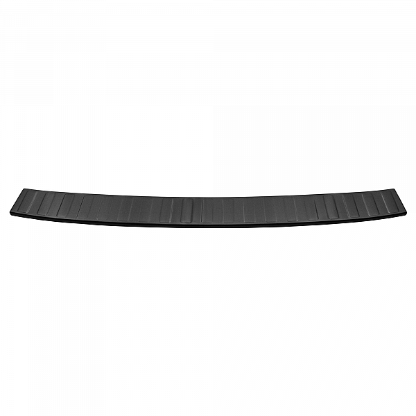 Stainless Steel Rear Bumper Protector Compatible With Skoda Kamiq 09.2019-> Rearguard, Tailored Fit Bumper Guard,  Loading Edge Protector- Colour Dark Grey Brushed Stainless Steel
