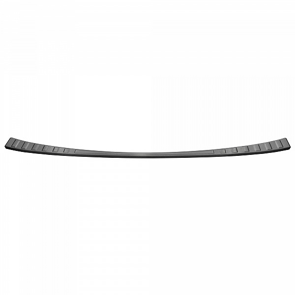 Stainless Steel Rear Bumper Protector Compatible With Lexus NX II  10.2021-> Rearguard, Tailored Fit Bumper Guard,  Loading Edge Protector- Colour Brushed Stainless Steel