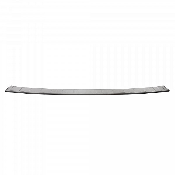 Stainless Steel Rear Bumper Protector Compatible With Mercedes Benz Citan T Class W420 10.2021-> Rearguard, Tailored Fit Bumper Guard,  Loading Edge Protector- Colour Brushed Stainless Steel