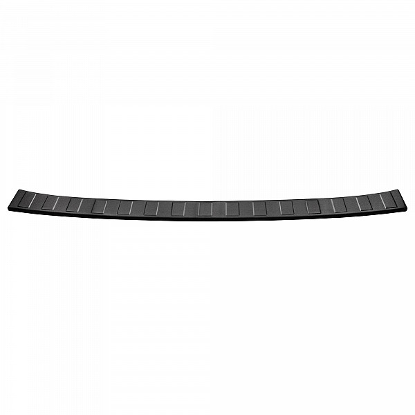 Stainless Steel Rear Bumper Protector Compatible With Mercedes Benz Citan T Class W420 10.2021-> Rearguard, Tailored Fit Bumper Guard,  Loading Edge Protector- Colour Dark Grey Brushed Stainless Steel