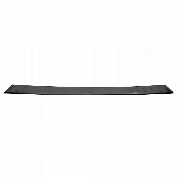 Stainless Steel Rear Bumper Protector Compatible With Fiat Doblo 07.2022-> Rearguard, Tailored Fit Bumper Guard,  Loading Edge Protector- Colour Dark Grey Brushed Stainless Steel