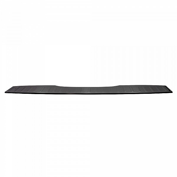 Stainless Steel Rear Bumper Protector Compatible With Mercedes Benz V Class & Vito 05.2014-> Long Version 130,5cm Wide Rearguard, Tailored Fit Bumper Guard,  Loading Edge Protector- Colour Dark Grey Brushed Stainless Steel