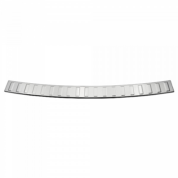 Stainless Steel Rear Bumper Protector Compatible With BMW X3 F25 11.2010-09.2017 Rearguard, Tailored Fit Bumper Guard,  Loading Edge Protector- Colour Polished Stainless Steel (Chrome)