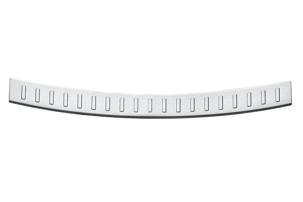 Stainless Steel Rear Bumper Protector Compatible With Seat Alhambra 10.2010-04.2020 Rearguard, Tailored Fit Bumper Guard,  Loading Edge Protector- Colour Brushed Stainless Steel