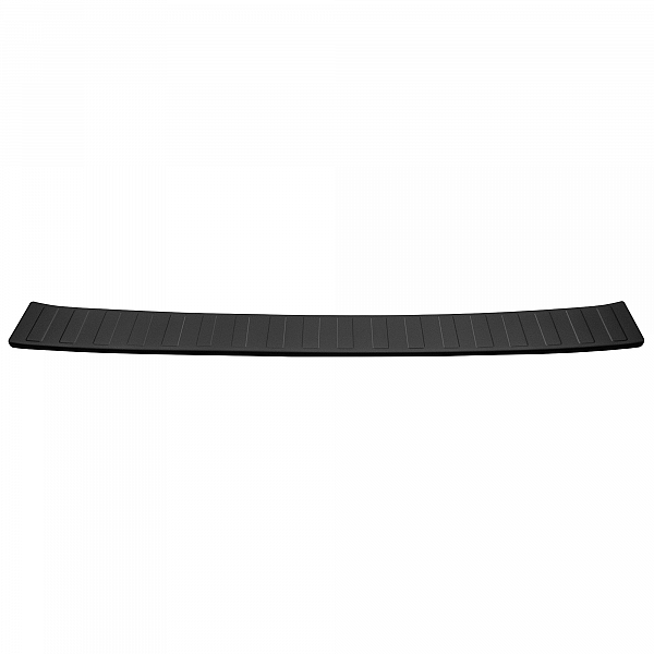 Stainless Steel Rear Bumper Protector Compatible With Volkswagen ID.BUZZ 10.2022-> Rearguard, Tailored Fit Bumper Guard,  Loading Edge Protector- Colour Matte Black Powdercoated Stainless Steel