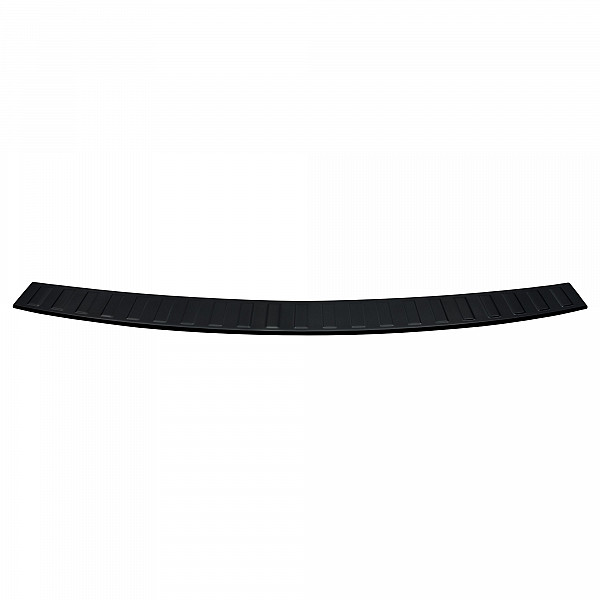 Stainless Steel Rear Bumper Protector Compatible With Opel Zafira Tourer (C) 01.2012-06.2019 Rearguard, Tailored Fit Bumper Guard,  Loading Edge Protector- Colour Black Mirror Stainless Steel (Black Chrome)