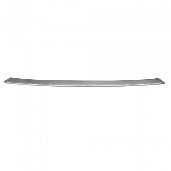 Stainless Steel Rear Bumper Protector Compatible With Peugeot Expert & Traveller 09.2016-> Rearguard, Tailored Fit Bumper Guard,  Loading Edge Protector- Colour Brushed Stainless Steel