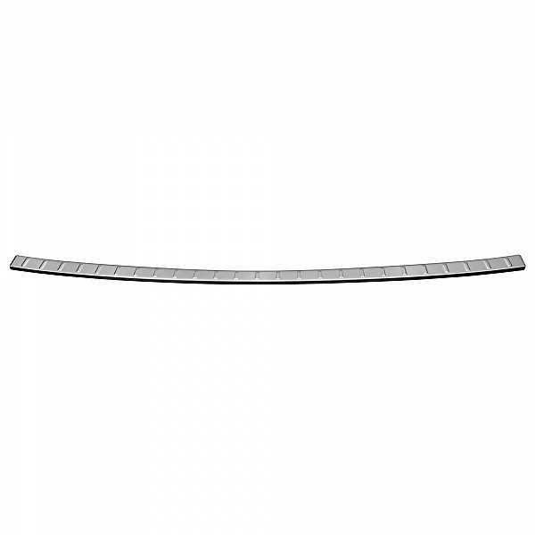Stainless Steel Rear Bumper Protector Compatible With Suzuki S-Cross 01.2022-> Rearguard, Tailored Fit Bumper Guard,  Loading Edge Protector- Colour Polished Stainless Steel (Chrome)