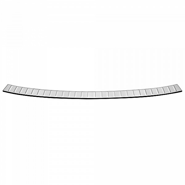 Stainless Steel Rear Bumper Protector Compatible With Dacia Jogger 03.2022-> Rearguard, Tailored Fit Bumper Guard,  Loading Edge Protector- Colour Polished Stainless Steel (Chrome)