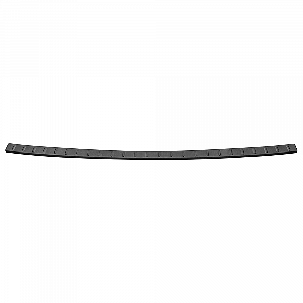 Stainless Steel Rear Bumper Protector Compatible With Suzuki S-Cross 01.2022-> Rearguard, Tailored Fit Bumper Guard,  Loading Edge Protector- Colour Dark Grey Brushed Stainless Steel