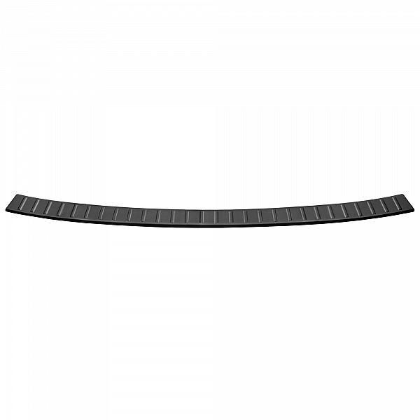Stainless Steel Rear Bumper Protector Compatible With Dacia Jogger 03.2022-> Rearguard, Tailored Fit Bumper Guard,  Loading Edge Protector- Colour Dark Grey Brushed Stainless Steel