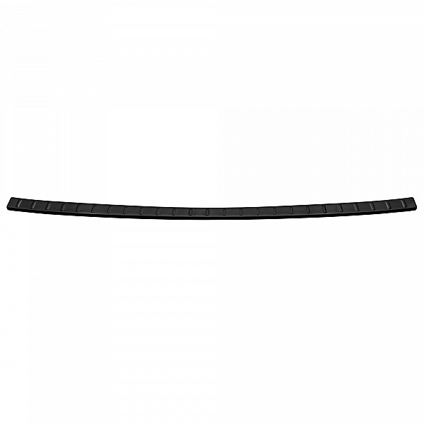 Stainless Steel Rear Bumper Protector Compatible With Suzuki S-Cross 01.2022-> Rearguard, Tailored Fit Bumper Guard,  Loading Edge Protector- Colour Black Mirror Stainless Steel (Black Chrome)