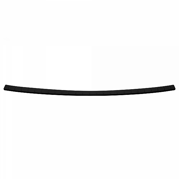 Stainless Steel Rear Bumper Protector Compatible With Suzuki S-Cross 01.2022-> Rearguard, Tailored Fit Bumper Guard,  Loading Edge Protector- Colour Matte Black Powdercoated Stainless Steel