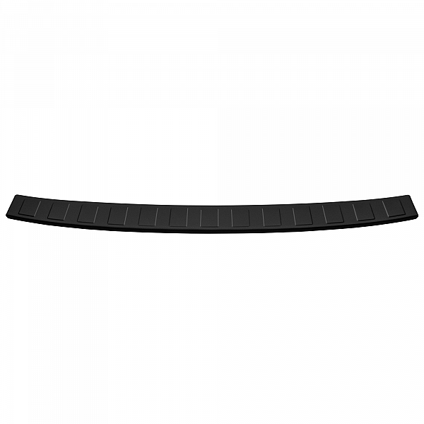 Stainless Steel Rear Bumper Protector Compatible With Peugeot 308 SW Estate 06.2022-> Rearguard, Tailored Fit Bumper Guard,  Loading Edge Protector- Colour Matte Black Powdercoated Stainless Steel