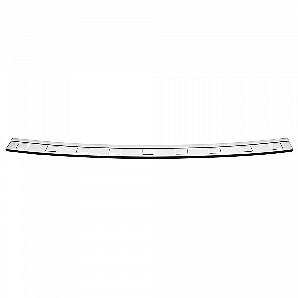 Stainless Steel Rear Bumper Protector Compatible With Dacia Duster III 06.2024-> Rearguard, Tailored Fit Bumper Guard,  Loading Edge Protector- Colour Polished Stainless Steel (Chrome)