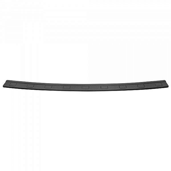 Stainless Steel Rear Bumper Protector Compatible With Dacia Duster III 06.2024-> Rearguard, Tailored Fit Bumper Guard,  Loading Edge Protector- Colour Matte Black Powdercoated Stainless Steel