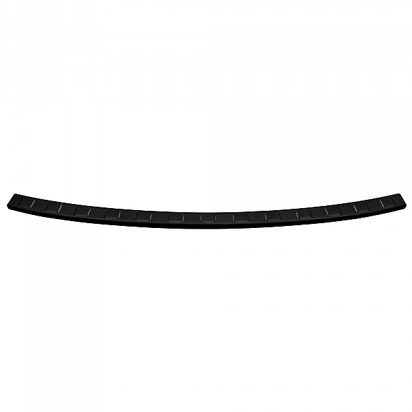Stainless Steel Rear Bumper Protector Compatible With Jeep Grand Cherokee 07.2022-> Rearguard, Tailored Fit Bumper Guard,  Loading Edge Protector- Colour Black Mirror Stainless Steel (Black Chrome)