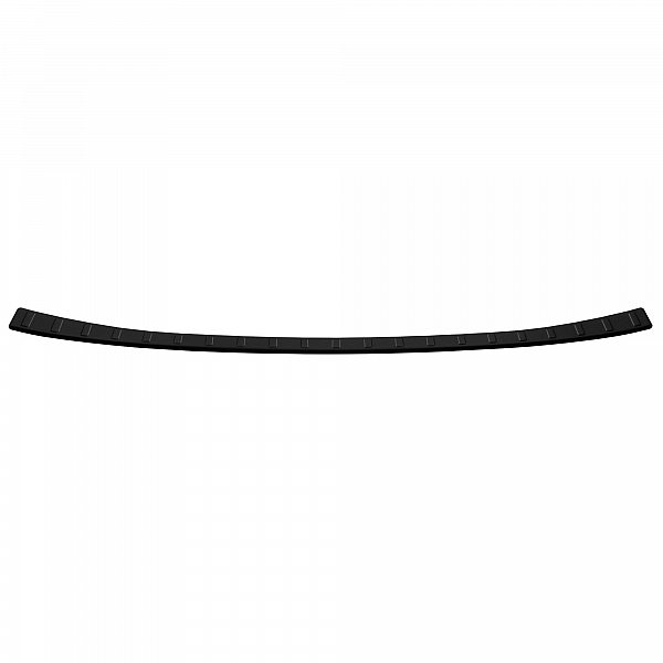 Stainless Steel Rear Bumper Protector Compatible With Nissan Qashqai III 07.2021-> Rearguard, Tailored Fit Bumper Guard,  Loading Edge Protector- Colour Matte Black Powdercoated Stainless Steel