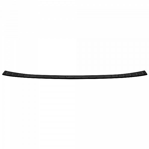 Stainless Steel Rear Bumper Protector Compatible With Nissan Qashqai III 07.2021-> Rearguard, Tailored Fit Bumper Guard,  Loading Edge Protector- Colour Black Mirror Stainless Steel (Black Chrome)