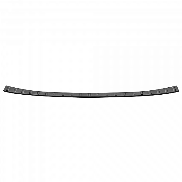 Stainless Steel Rear Bumper Protector Compatible With Nissan Qashqai III 07.2021-> Rearguard, Tailored Fit Bumper Guard,  Loading Edge Protector- Colour Dark Grey Brushed Stainless Steel