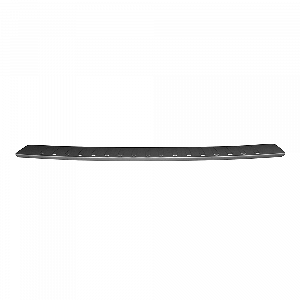 Stainless Steel Rear Bumper Protector Compatible With MINI Cooper, Cooper S, JCW, 3 doors & Coupe R56 & R58 11.2006-05.2015 Rearguard, Tailored Fit Bumper Guard,  Loading Edge Protector- Colour Dark Grey Brushed Stainless Steel
