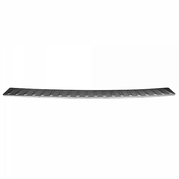 Stainless Steel Rear Bumper Protector Compatible With BMW 5 series Limousine F10 03.2010-10.2016 Rearguard, Tailored Fit Bumper Guard,  Loading Edge Protector- Colour Dark Grey Brushed Stainless Steel