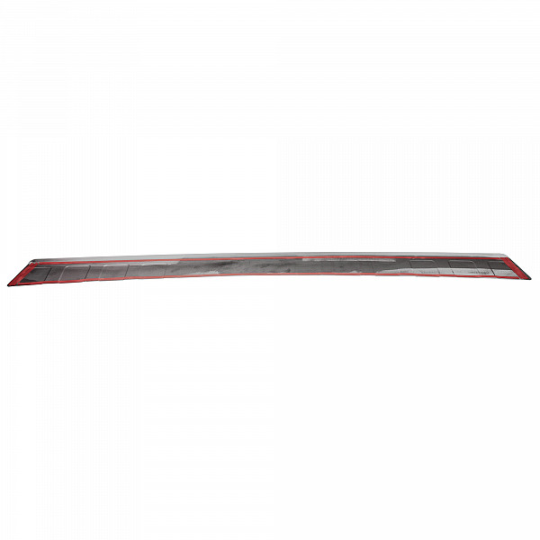 Stainless Steel Rear Bumper Protector Compatible With Volkswagen Caddy 11.2020-> Rearguard, Tailored Fit Bumper Guard,  Loading Edge Protector- Colour Black Mirror Stainless Steel (Black Chrome)