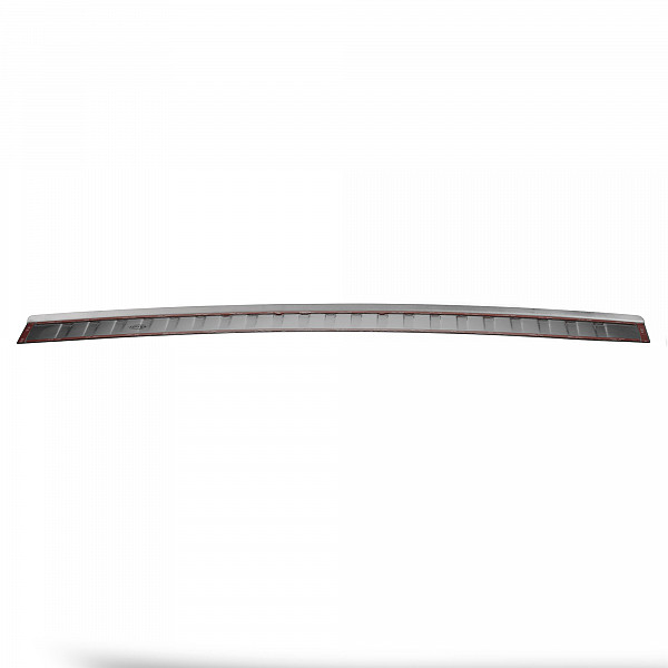 Stainless Steel Rear Bumper Protector Compatible With Dacia Duster 04.2010-12.2017 Rearguard, Tailored Fit Bumper Guard,  Loading Edge Protector- Colour Brushed Stainless Steel