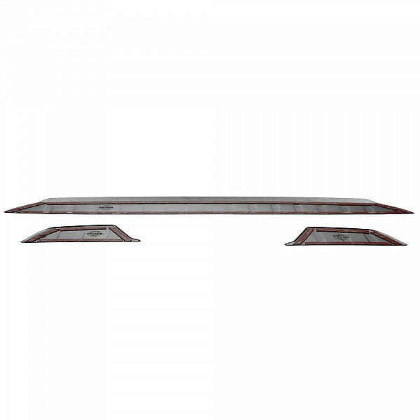 Stainless Steel Rear Bumper Protector Compatible With Mazda CX-3 3 pcs 06.2015-06.2018 Rearguard, Tailored Fit Bumper Guard,  Loading Edge Protector- Colour Brushed Stainless Steel