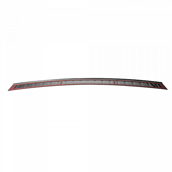Stainless Steel Rear Bumper Protector Compatible With Volkswagen Sharan 08.2010-06.2022 Rearguard, Tailored Fit Bumper Guard,  Loading Edge Protector- Colour Polished Stainless Steel (Chrome)