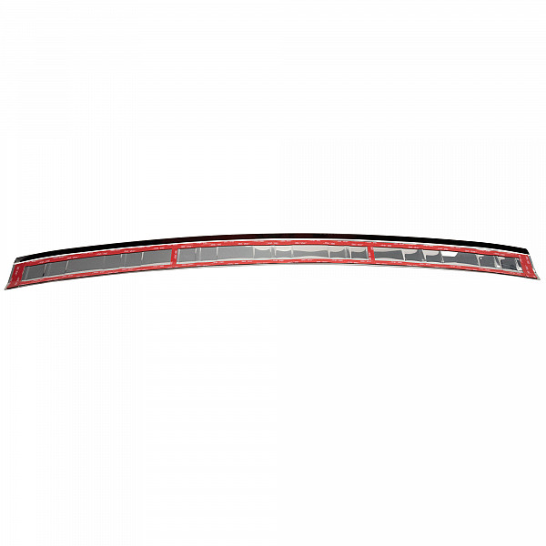 Stainless Steel Rear Bumper Protector Compatible With Skoda Octavia IV Combi Estate 04.2020-> (not for RS)  Rearguard, Tailored Fit Bumper Guard,  Loading Edge Protector- Colour Polished Stainless Steel (Chrome)