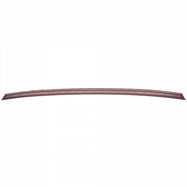 Stainless Steel Rear Bumper Protector Compatible With Hyundai Tucson IV 12.2020-> Rearguard, Tailored Fit Bumper Guard,  Loading Edge Protector- Colour Brushed Stainless Steel