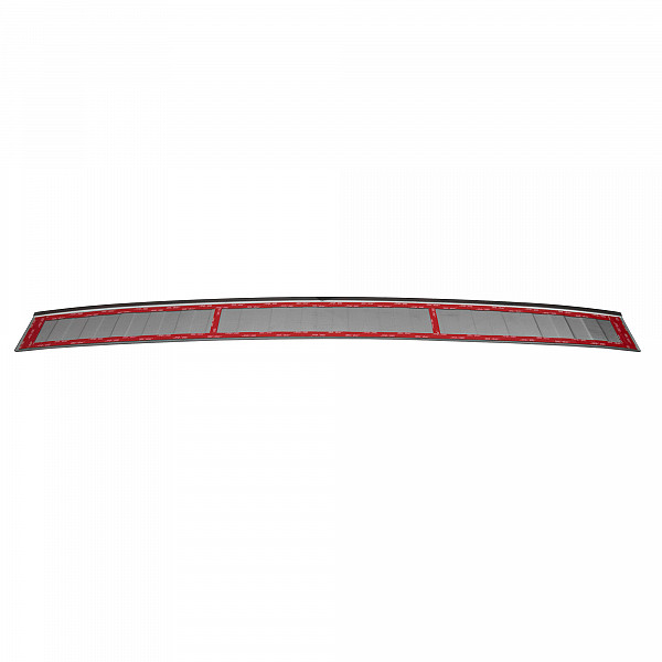 Stainless Steel Rear Bumper Protector Compatible With Skoda Kamiq 09.2019-> Rearguard, Tailored Fit Bumper Guard,  Loading Edge Protector- Colour Brushed Stainless Steel