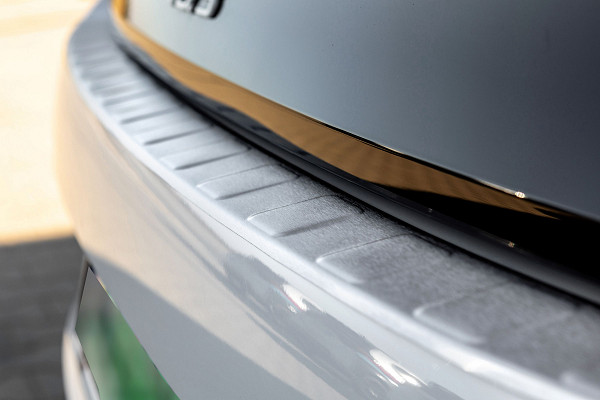 Stainless Steel Rear Bumper Protector Compatible With Volkswagen ID.3 09.2020-> Rearguard, Tailored Fit Bumper Guard,  Loading Edge Protector- Colour Polished Stainless Steel (Chrome)