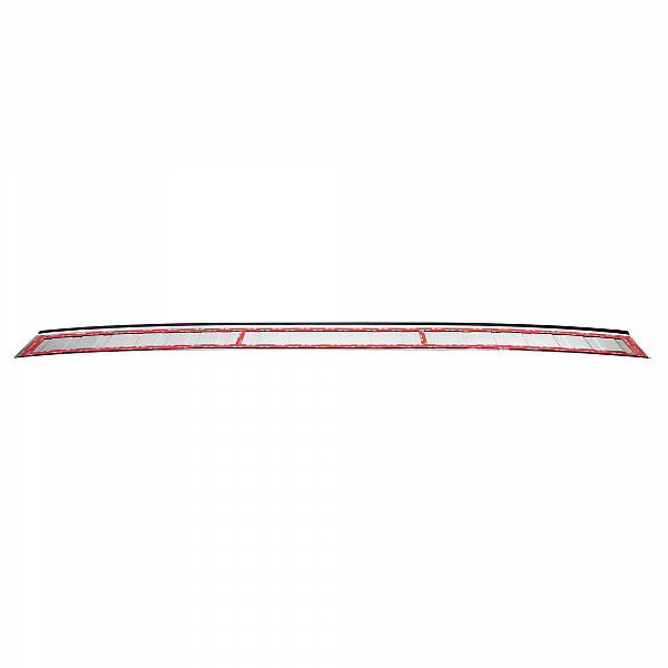 Stainless Steel Rear Bumper Protector Compatible With Volkswagen T7  Multivan 11.2021-> Rearguard, Tailored Fit Bumper Guard,  Loading Edge Protector- Colour Polished Stainless Steel (Chrome)