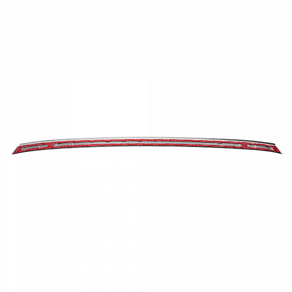 Stainless Steel Rear Bumper Protector Compatible With Cupra Born 11.2021-> Rearguard, Tailored Fit Bumper Guard,  Loading Edge Protector- Colour Brushed Stainless Steel